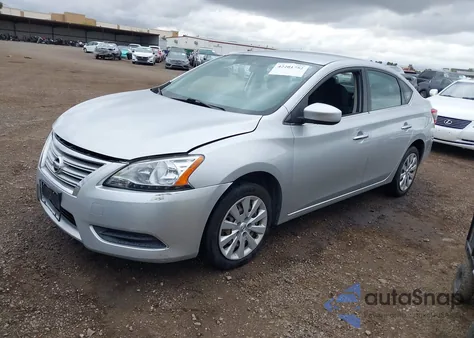2015 Nissan Sentra S из США, поврежденный, VIN 3N1AB7AP4FY347173